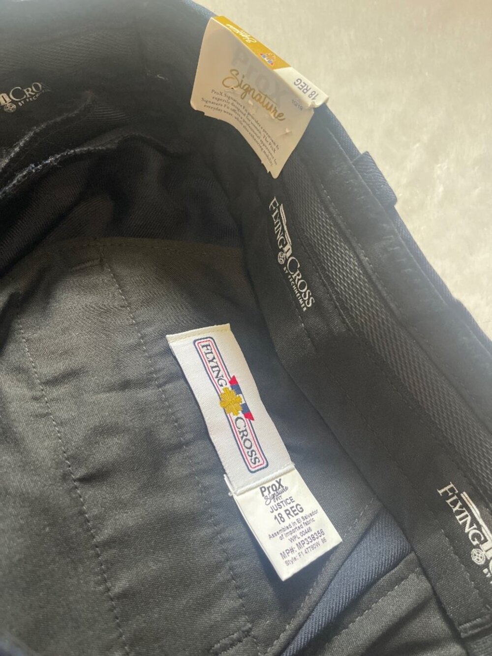 NWT Flying Cross Justice Poly/Wool Pants Womens 18 Unhemmed LAPD Navy 47780W - Picture 4 of 5